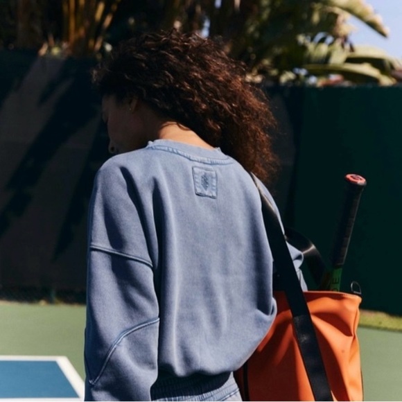 FP Movement Step it Up Sweatshirt~Twilight Tide - Picture 2 of 4